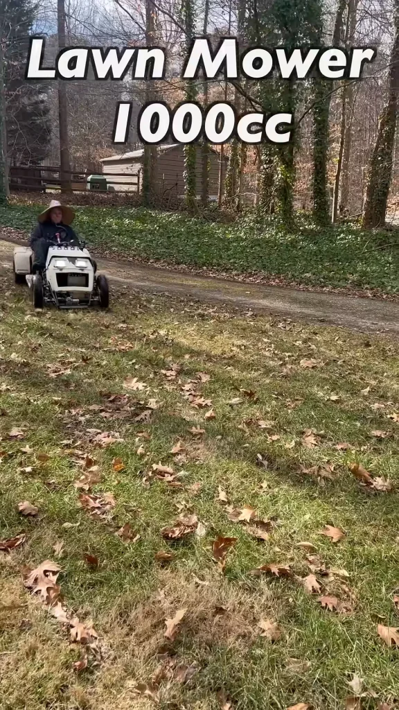North Carolina man builds world's fastest lawnmower that reaches 152 mph and still manages to cut grass