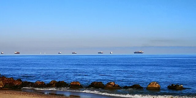 There's a reason boats sometimes look like they are floating in the sky