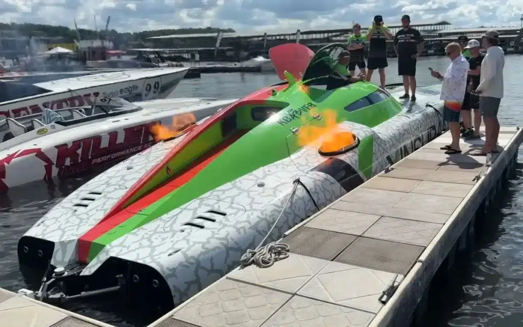 Florida YouTuber Cleetus McFarland unleashes jet-engine boat at America’s wildest race