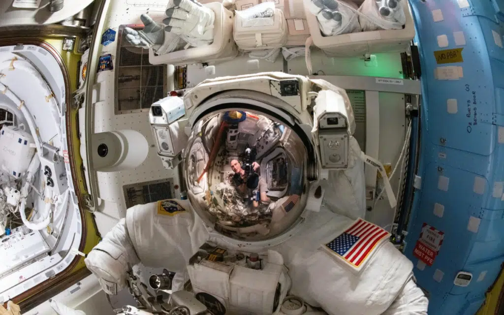 NASA's oldest astronaut has just celebrated his 70th birthday twice, once in space, once on Earth