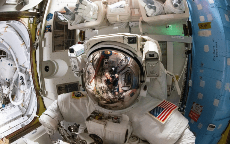 NASA's oldest astronaut has just celebrated his 70th birthday twice, once in space, once on Earth