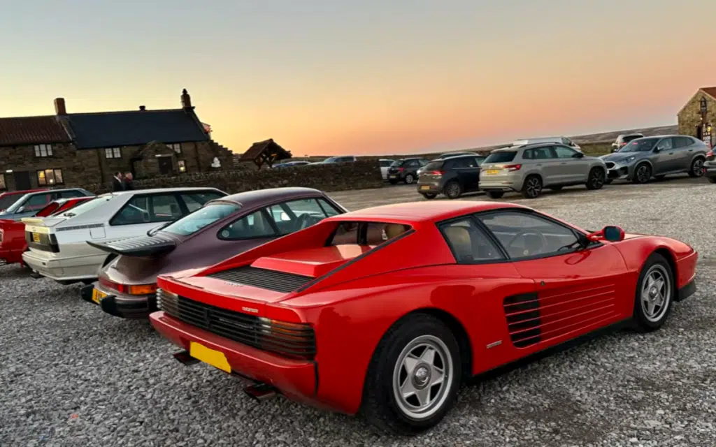 Iconic Ferrari Testarossa takes on Scotland’s ultimate 2,000-mile road trip
