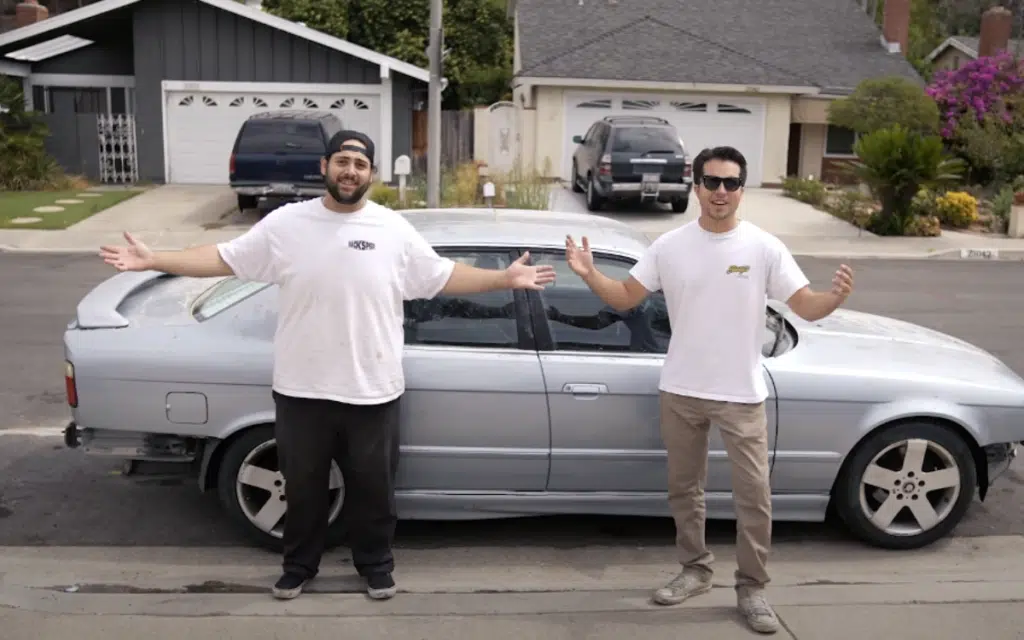 Two Americans found a trashed BMW and brought it back to life