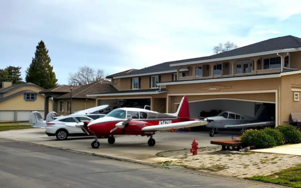 Everyone has their own plane in this California neighborhood