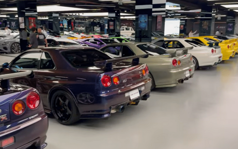 Every R34 color. Every spec. One jaw-dropping Dubai garage.