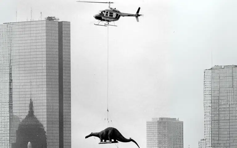 The T.Rex helicopter ride from New York to Boston that stole the show