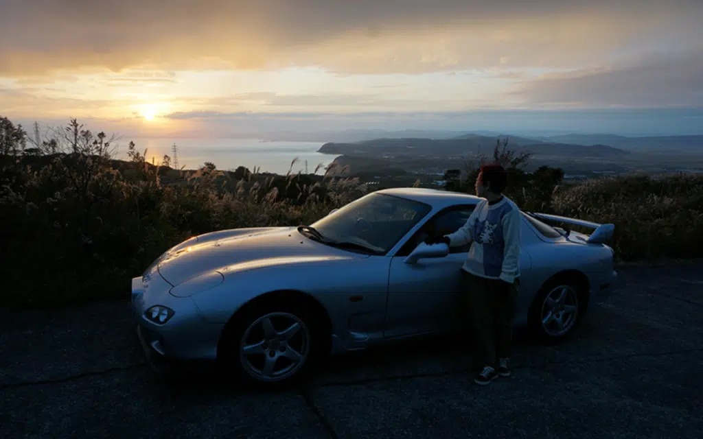One anime episode with her son led to a 25-year love story with an RX-7