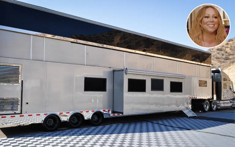 Mariah Carey's two-story, three-level $1.8M motorhome is a 'skyscraper on wheels'