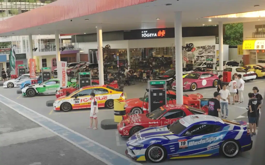 Malaysian car enthusiasts built an Initial D gas station and it’s pure JDM heaven
