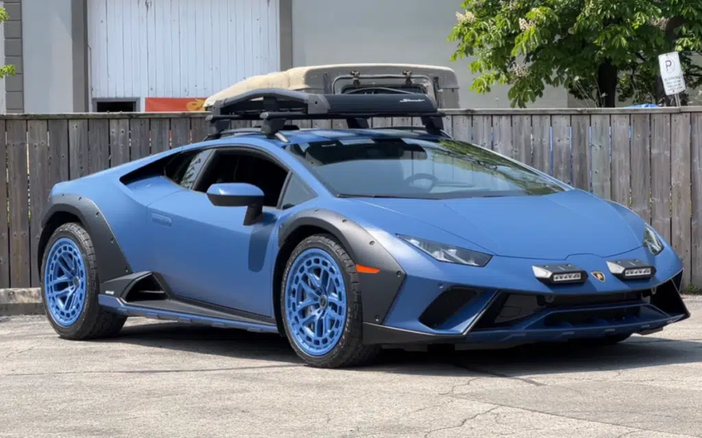 Woman with awesome car collection reveals why she daily drives rare off-road Lamborghini Huracán Sterrato