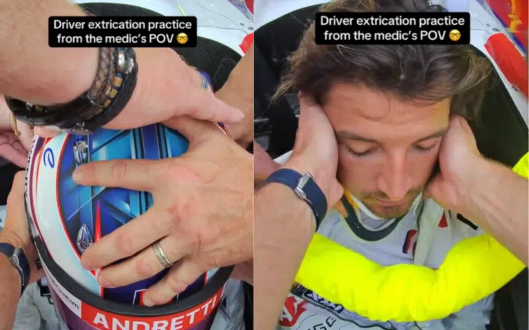 This is how Formula E drivers have to be intricately extricated from the cars when medics have to jump in