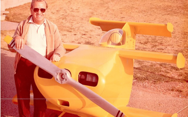 The smallest plane ever was less than half the height of Shaquille O'Neal and weighed just 180kg