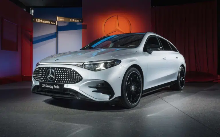 New Mercedes CLA Wagon is electric and has a panoramic roof with 158 stars