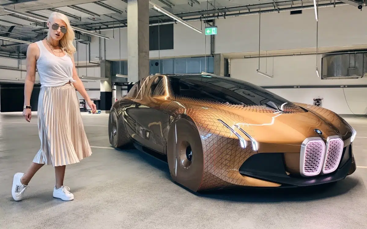 This BMW is so futuristic it has living skin that makes it look like it’s alive