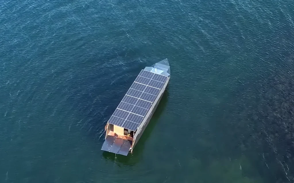 Man spent 200 days building a solar-powered explorer yacht that can run forever