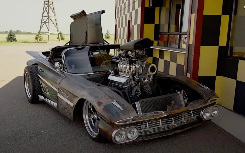 This El Camino drag car is called The Hulk and you don't want to make it angry