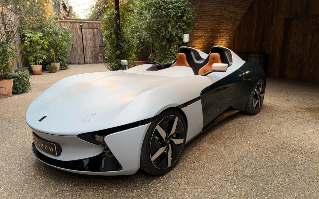 Prototype of the first British-built electric sports car is unveiled and looks absolutely stunning