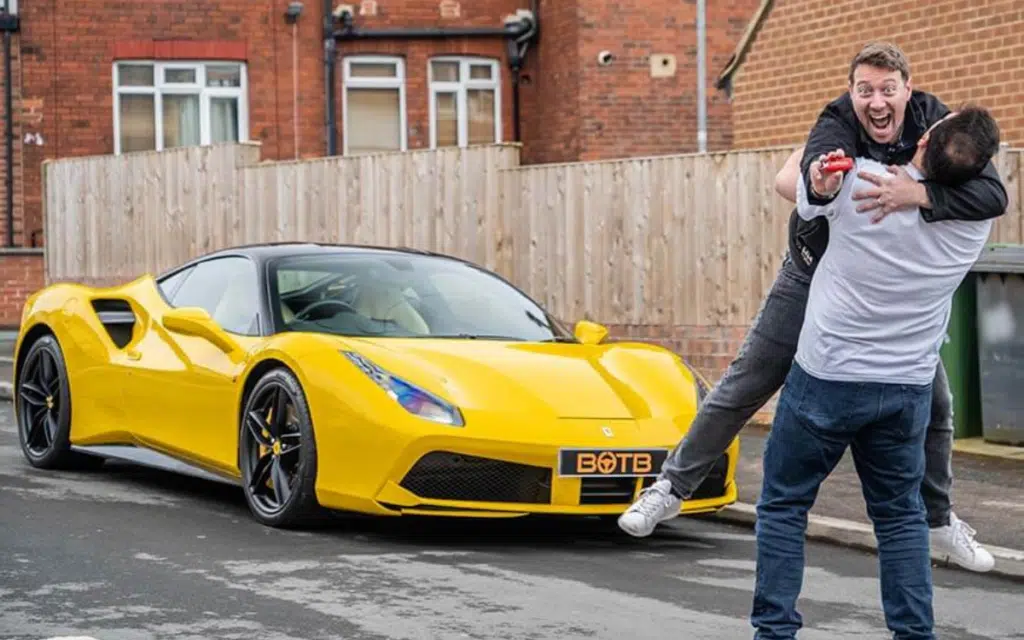 Man's dream came true after he paid 32 cents and got a $190k Ferrari 488