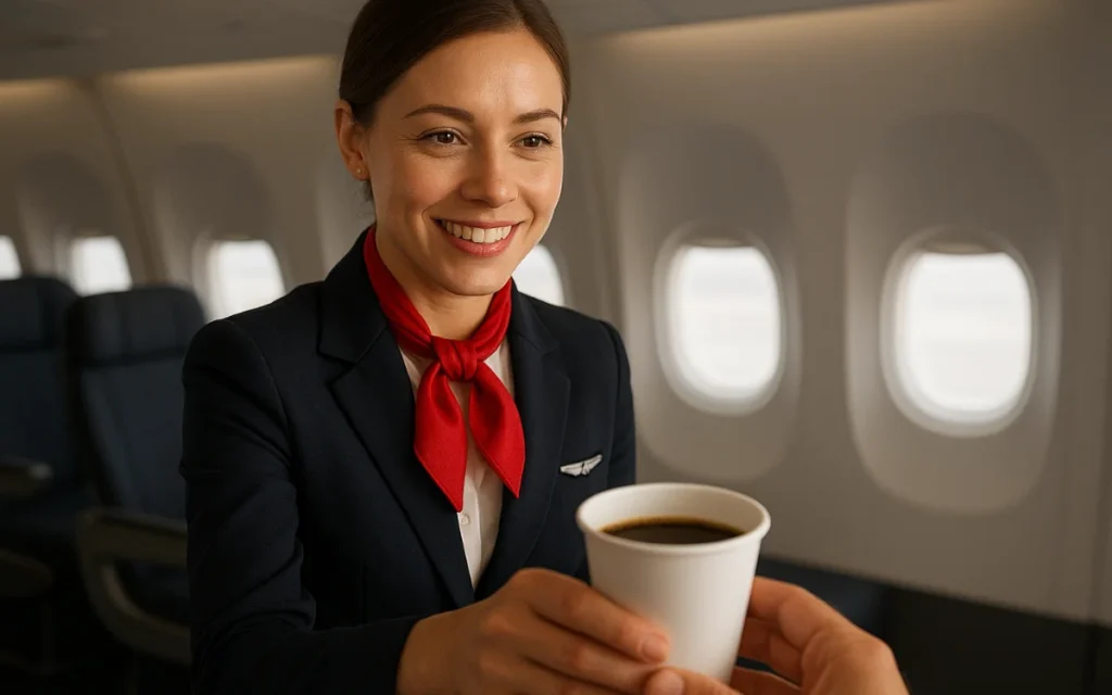 Flight attendant explains why you shouldn't order a coffee if you're on a plane