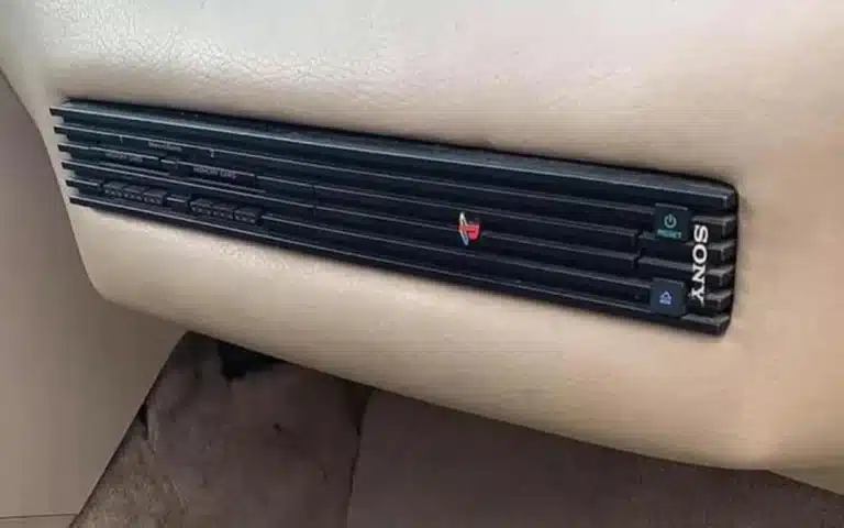 This Honda Accord hides a full PlayStation 2 setup in the dashboard