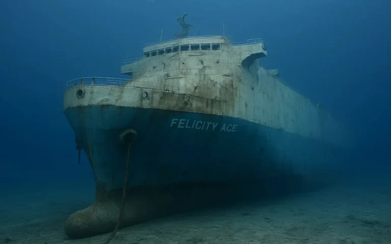 When the Felicity Ace cargo ship sank, of Lamborghinis and Bentleys became ghosts beneath the Atlantic