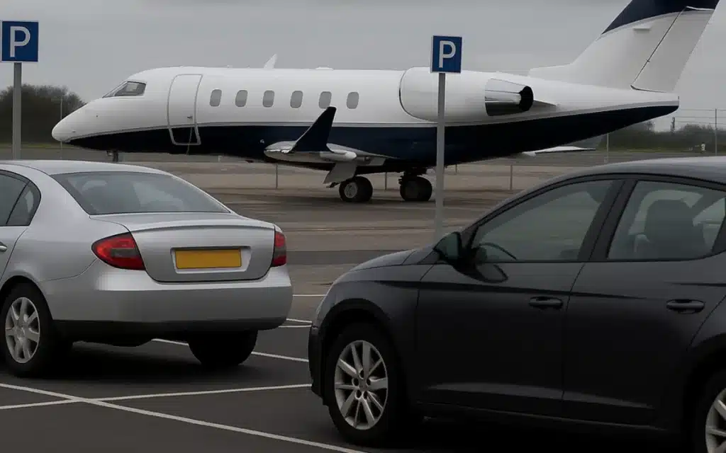 Analysis finds that parking a private jet at UK airport is 'cheaper than parking a car'