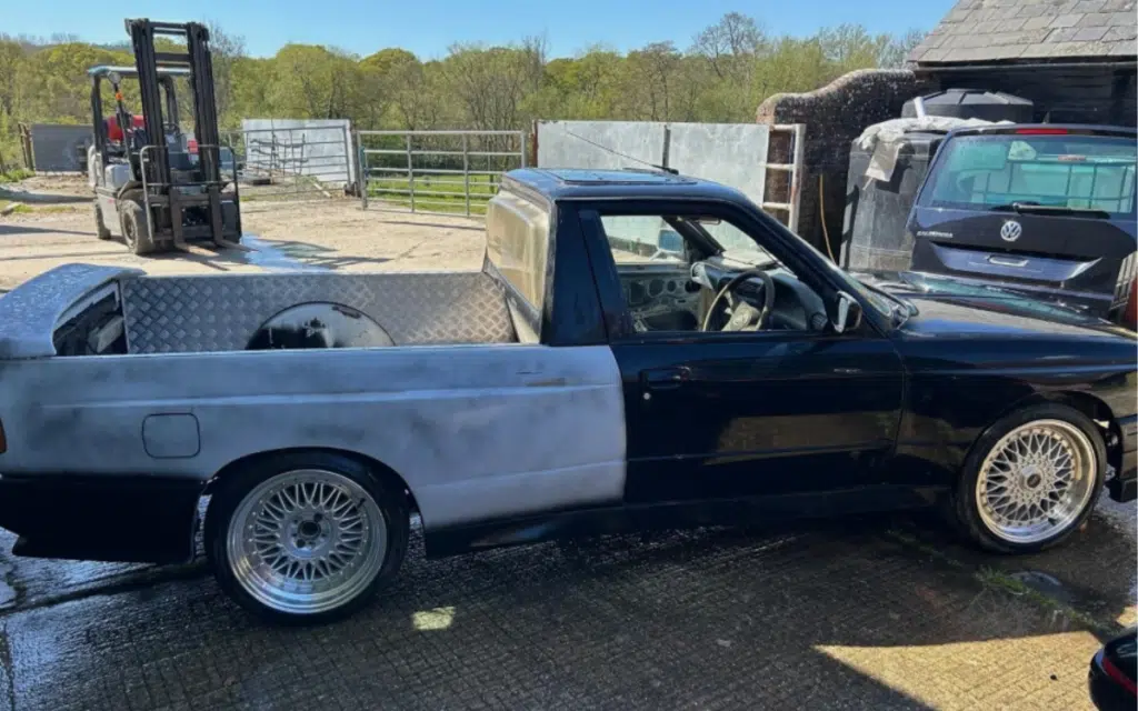 Builder has converted his BMW 325i Touring into one-of-a-kind single-cab pickup