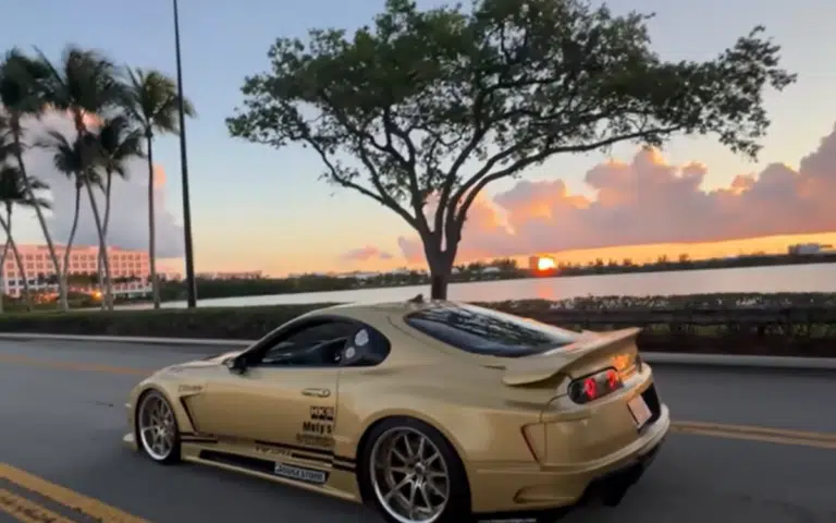 Smokey Nagata’s final Toyota Supra is a twin-turbo v12 rocket ship in Florida