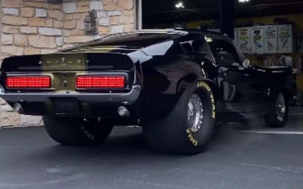 This muscled-up American muscle car is not a drag car... it is the drag car