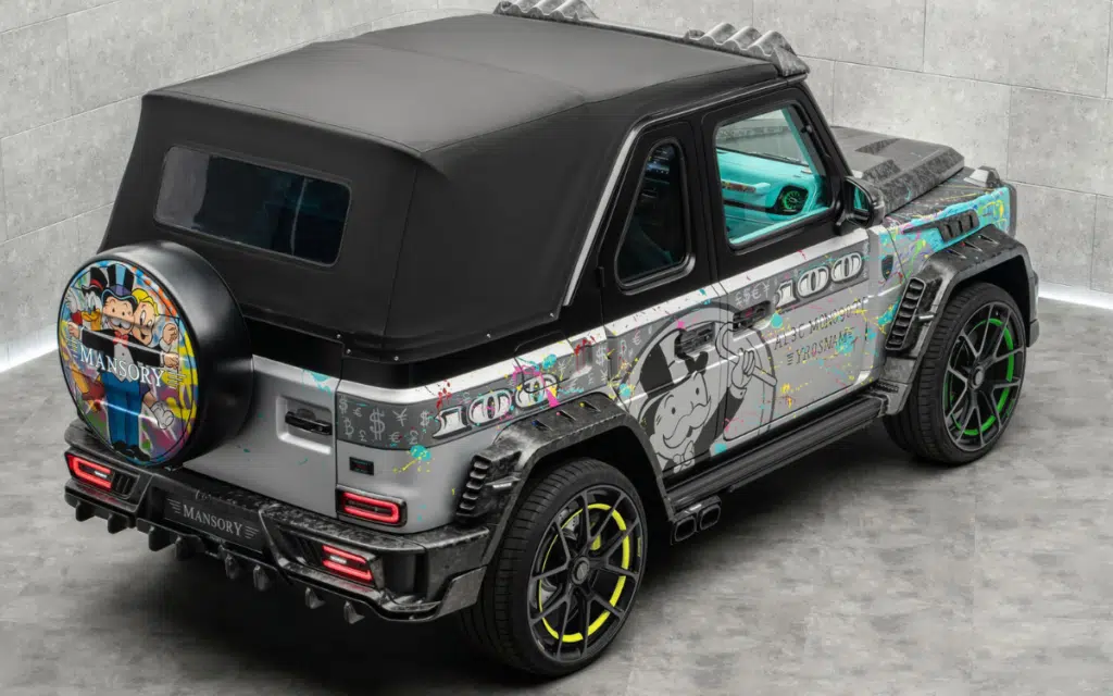 Mansory teams up with pop artist to hand-paint 10 one-off Mercedes G-Class SUVs