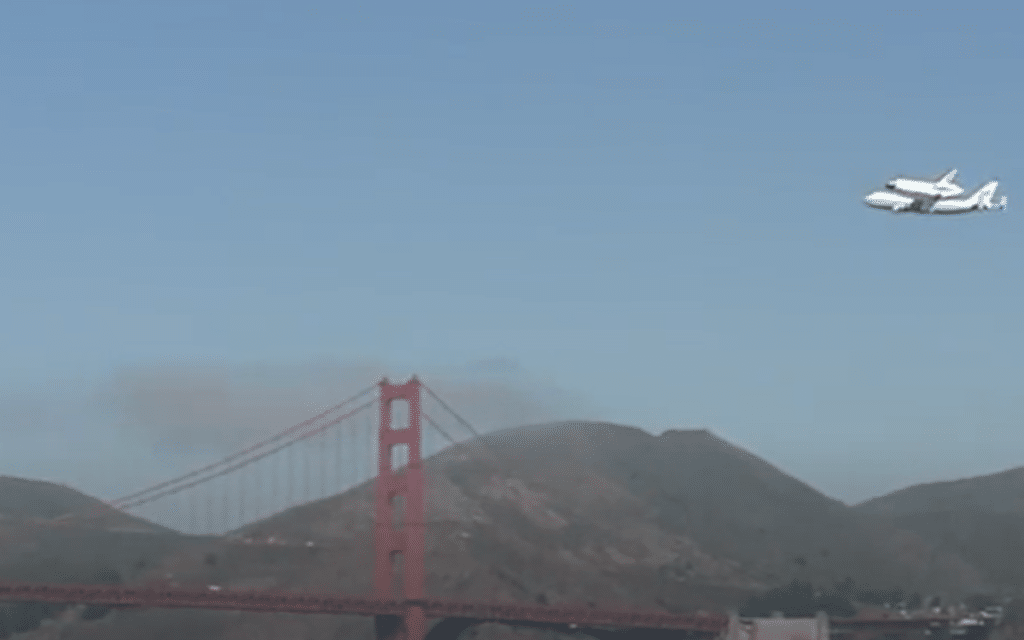 Few moments were more iconic than a NASA space shuttle soaring over the Golden Gate Bridge on a 747