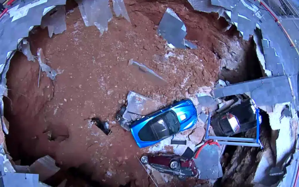 How a Kentucky sinkhole swallowed priceless Corvettes and made them into a museum display