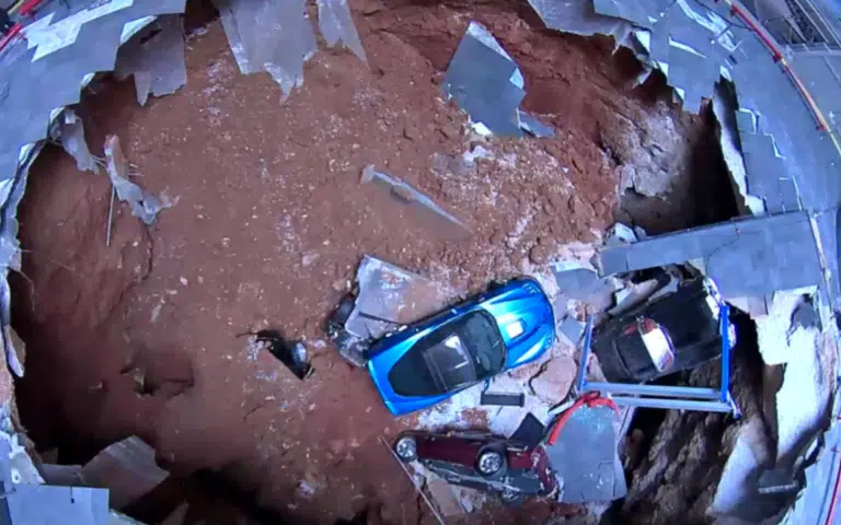 How a Kentucky sinkhole swallowed priceless Corvettes and made them into a museum display
