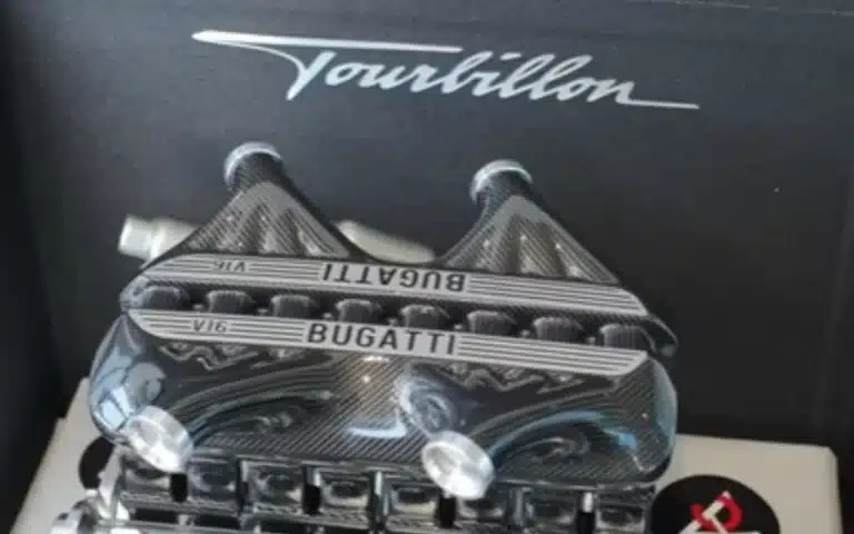 Buyers of $4M Bugatti Tourbillon get a V16 engine sculpture that costs more than the average car