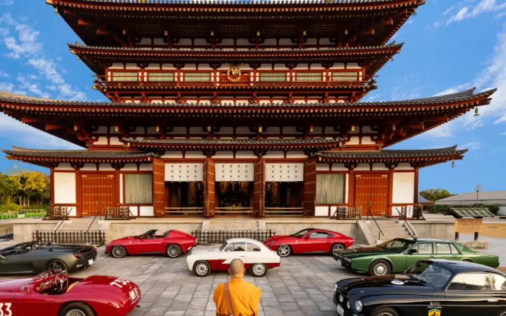 Ancient temples and modern dreams collide at Japan’s most exclusive car show