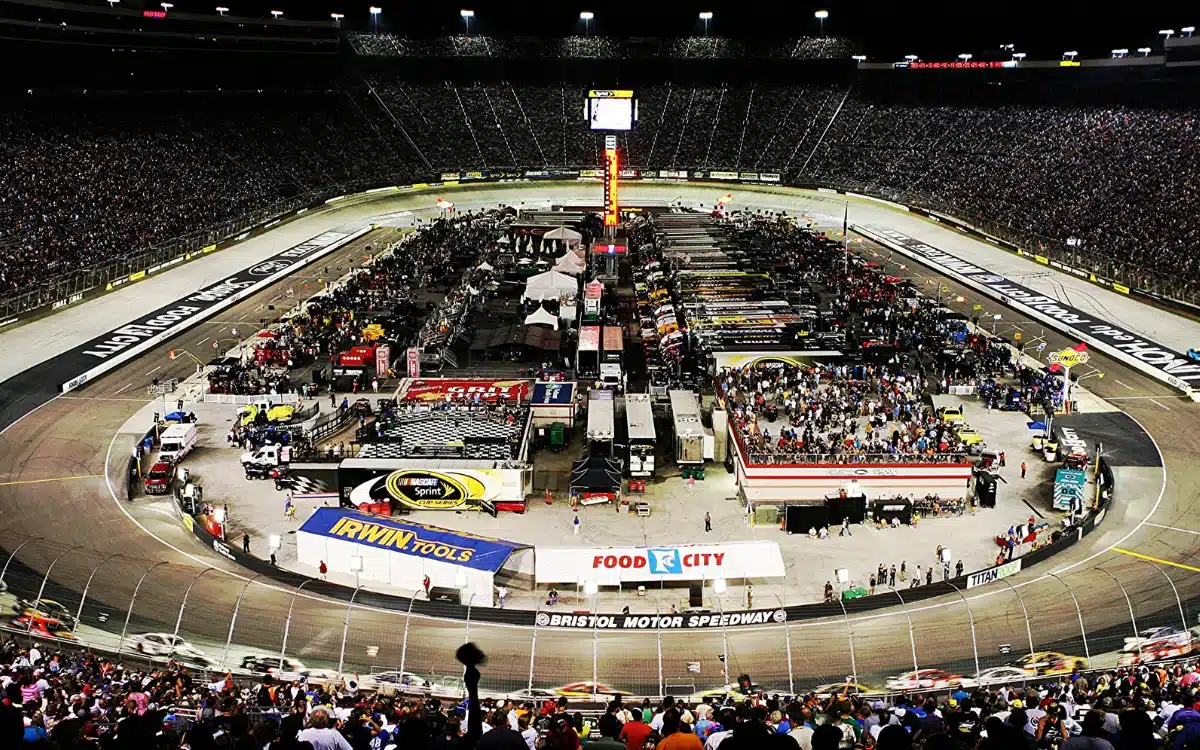 Baseball’s biggest game in 70 years is taking place at a Tennessee race track