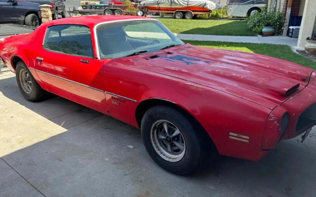 Pontiac Firebird hidden away for decades in California is finally ready to take flight again
