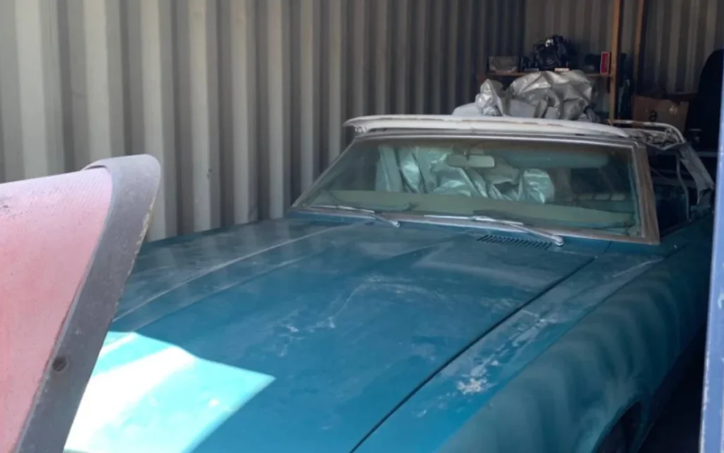 Owner rediscovers 1968 Pontiac in Hollywood shipping container after years and finds it's got a second chance