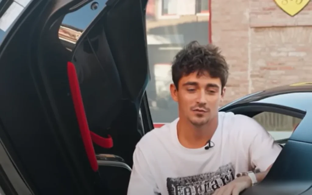 Charles Leclerc shows off what makes his Ferrari Daytona SP3 truly 1-of-1