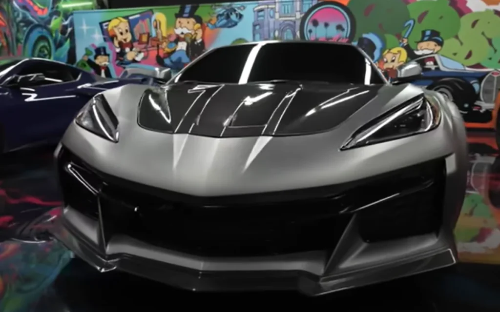 Shaq's biggest ever custom Corvette goes side-to-side with a regular factory stock version to show off the extreme differences