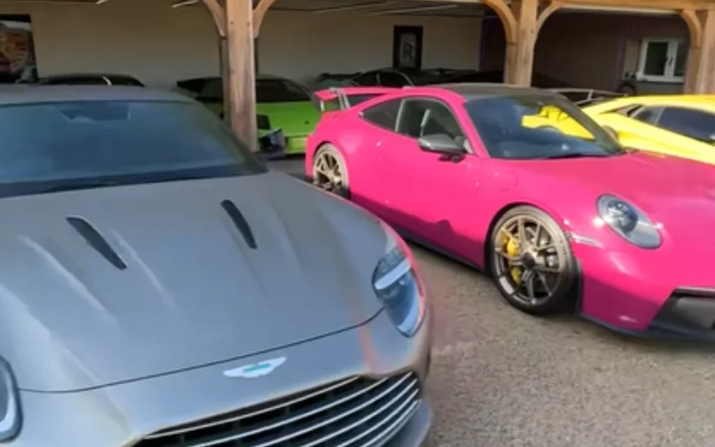 Mat Armstrong says his driveway’s like a car show and he wasn’t kidding
