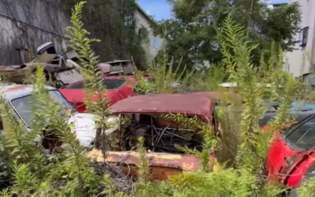 Urban explorer hits the jackpot uncovering a forgotten Bugatti and Maserati left to decay