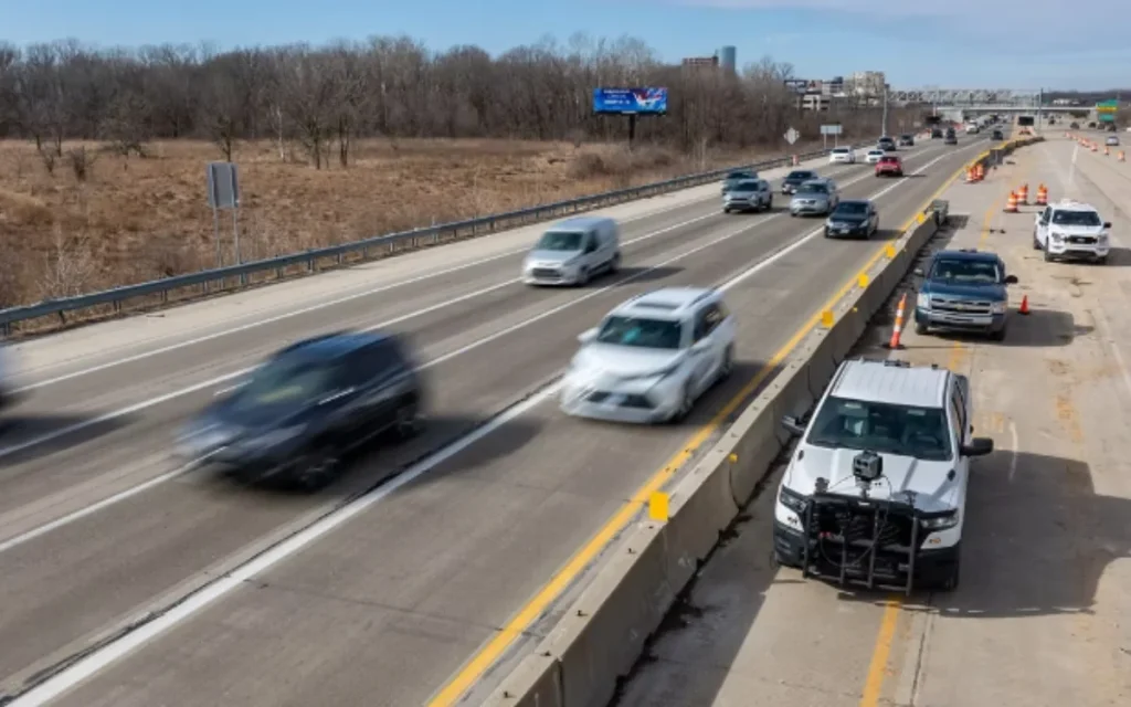 A single Indiana worksite is handing out 1,000 traffic tickets a day