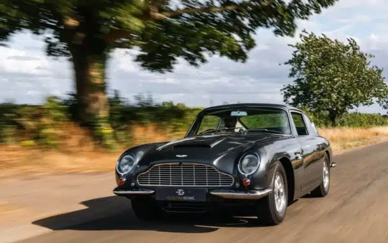Jimmy Carr's beloved 1967 Aston Martin DB6 has just been turned into a fully electric beast