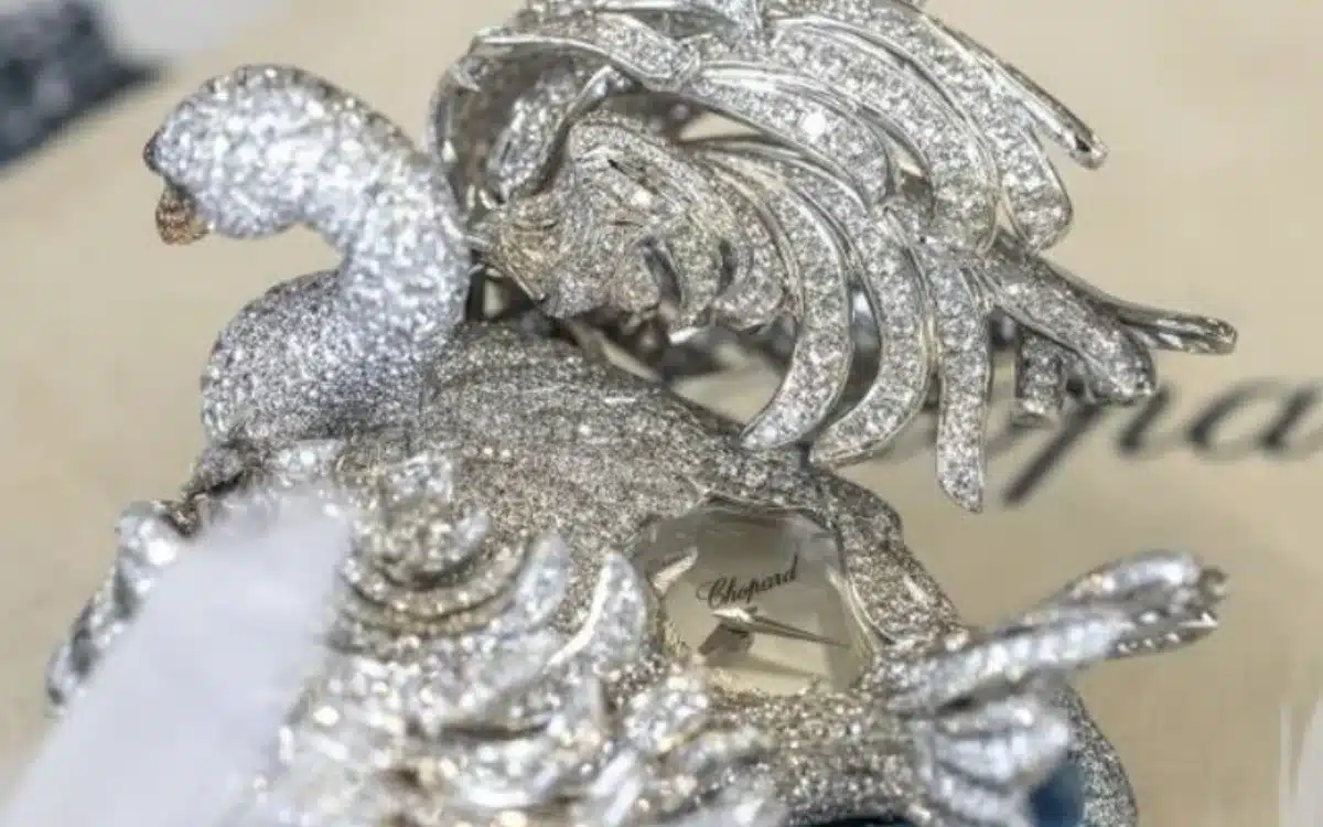 Chopard unveils $920,000 Swan Lake watch with 35 carats of diamonds and hidden dial