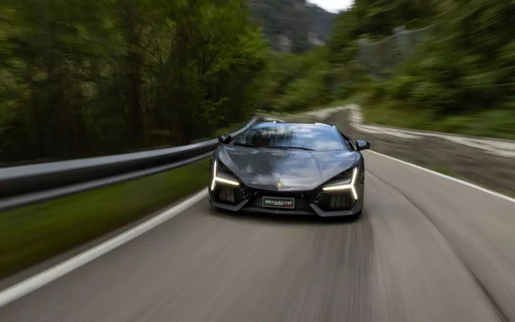 The Lamborghini Revuelto hit 230mph on the Autobahn, confirming its hybrid supercar power, real-world top speed, and record-setting Autobahn speed