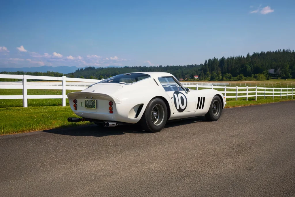 A Ferrari 250 GTO sports car sold for $38,500,000 at auction despite no longer being fully original