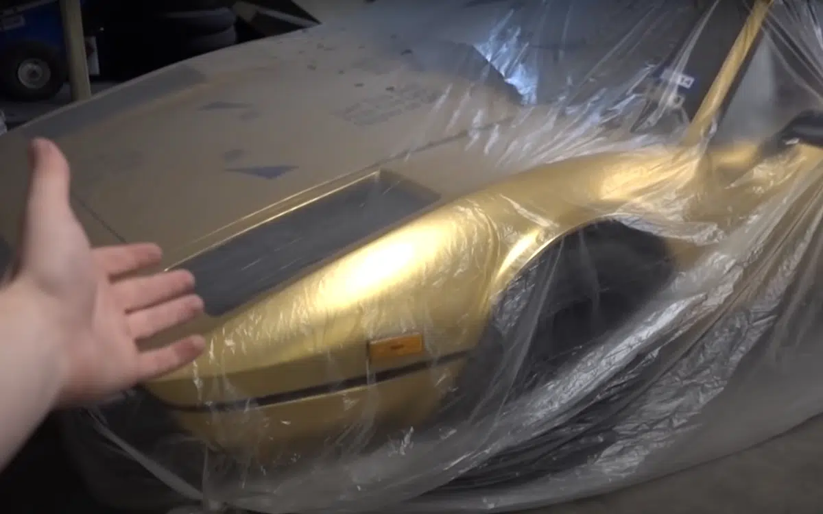 Surprise golden Ferrari 308 found in shabby Dallas Garage