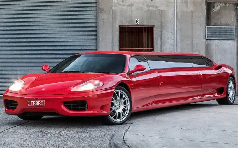 Ferrari 360 Modena stretch limo lead image