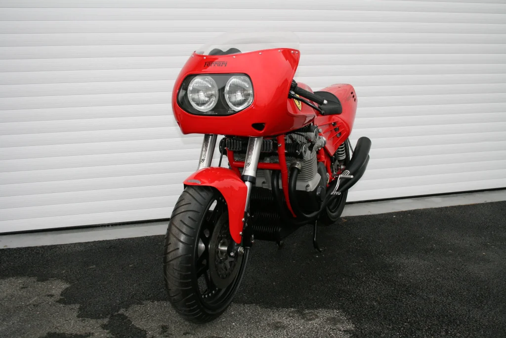 Ferrari never built a motorcycle yet one exists with full family permission after being crafted over 3,000 hours